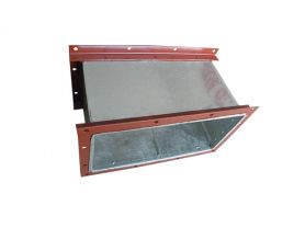 Angle steel flange duct
